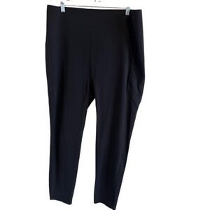 Spanx Every Wear Knockout Leggings Women's Black #50223R Size 2X